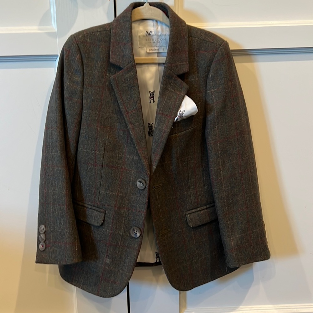 John Lewis tweed blazer with silk lining  5T